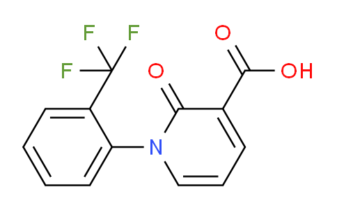 CAS No. 1956319-06-4, 2-Oxo-1-(2-(trifluoromethyl)phenyl)-1,2-dihydropyridine-3-carboxylic acid