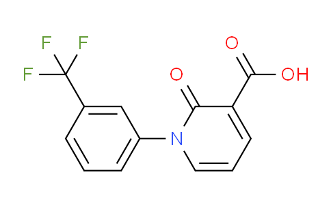 CAS No. 1272758-11-8, 2-Oxo-1-(3-(trifluoromethyl)phenyl)-1,2-dihydropyridine-3-carboxylic acid