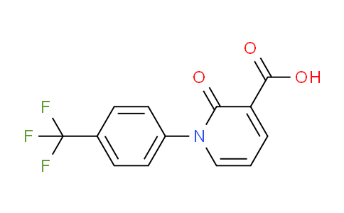 CAS No. 1428155-00-3, 2-Oxo-1-(4-(trifluoromethyl)phenyl)-1,2-dihydropyridine-3-carboxylic acid