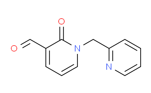 CAS No. 1369322-72-4, 2-Oxo-1-(pyridin-2-ylmethyl)-1,2-dihydropyridine-3-carbaldehyde