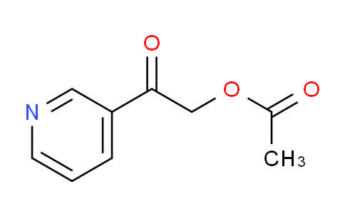 CAS No. 103440-87-5, 2-Oxo-2-(pyridin-3-yl)ethyl acetate