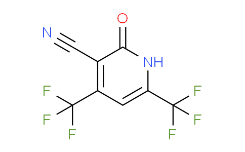 CAS No. 3335-15-7, 2-Oxo-4,6-bis(trifluoromethyl)-1,2-dihydropyridine-3-carbonitrile
