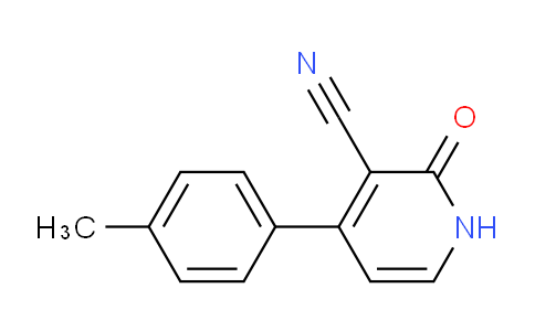 CAS No. 886362-01-2, 2-Oxo-4-(p-tolyl)-1,2-dihydropyridine-3-carbonitrile