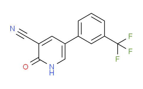 CAS No. 76053-36-6, 2-Oxo-5-(3-(trifluoromethyl)phenyl)-1,2-dihydropyridine-3-carbonitrile