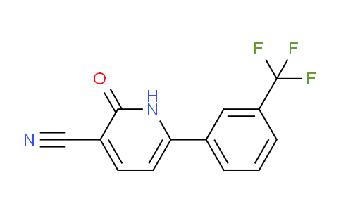 CAS No. 140692-40-6, 2-Oxo-6-(3-(trifluoromethyl)phenyl)-1,2-dihydropyridine-3-carbonitrile