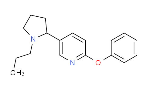 CAS No. 1352510-60-1, 2-Phenoxy-5-(1-propylpyrrolidin-2-yl)pyridine