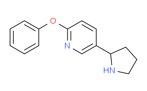 CAS No. 1352510-21-4, 2-Phenoxy-5-(pyrrolidin-2-yl)pyridine