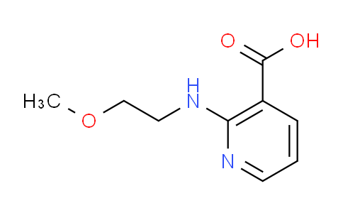 CAS No. 460363-33-1, 2-[(2-Methoxyethyl)amino]nicotinic acid