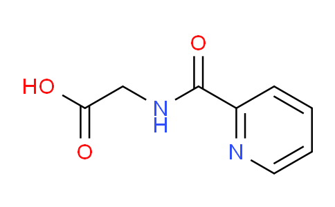 CAS No. 5616-29-5, 2-[(Pyridin-2-yl)formamido]acetic acid