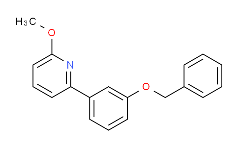 CAS No. 1381944-26-8, 2-[3-(Benzyloxy)phenyl]-6-methoxypyridine