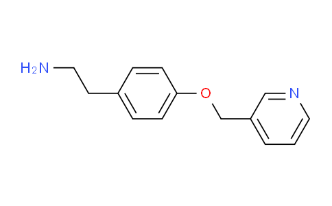 CAS No. 1343316-76-6, 2-[4-(Pyridin-3-ylmethoxy)phenyl]ethylamine