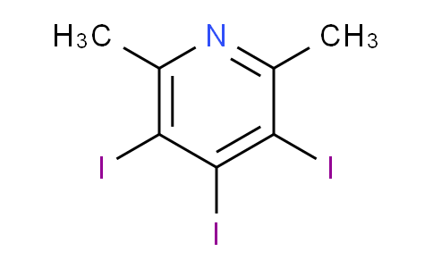 CAS No. 98549-80-5, 3,4,5-Triiodo-2,6-dimethylpyridine