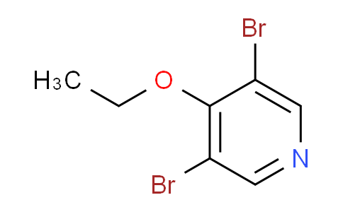 CAS No. 89677-66-7, 3,5-Dibromo-4-ethoxypyridine