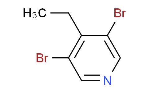 CAS No. 125419-80-9, 3,5-Dibromo-4-ethylpyridine