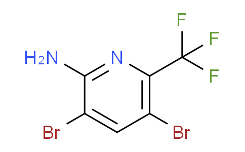 CAS No. 1291487-16-5, 3,5-Dibromo-6-(trifluoromethyl)pyridin-2-amine