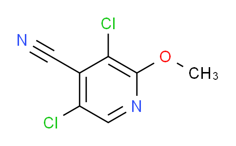 CAS No. 1221791-88-3, 3,5-Dichloro-2-methoxyisonicotinonitrile