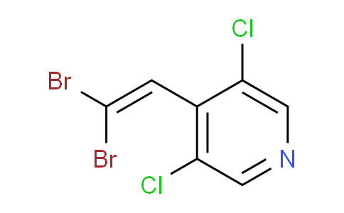 CAS No. 1421677-92-0, 3,5-Dichloro-4-(2,2-dibromovinyl)pyridine