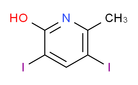 CAS No. 858851-91-9, 3,5-Diiodo-6-methylpyridin-2-ol