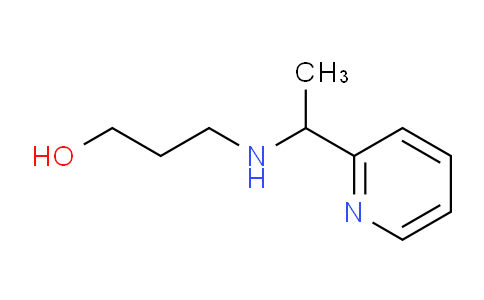 CAS No. 511237-61-9, 3-((1-(Pyridin-2-yl)ethyl)amino)propan-1-ol