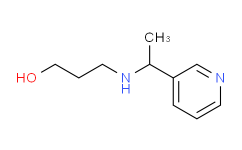 CAS No. 578757-90-1, 3-((1-(Pyridin-3-yl)ethyl)amino)propan-1-ol