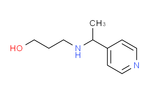 CAS No. 511237-62-0, 3-((1-(Pyridin-4-yl)ethyl)amino)propan-1-ol
