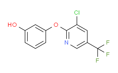 CAS No. 95711-07-2, 3-((3-Chloro-5-(trifluoromethyl)pyridin-2-yl)oxy)phenol