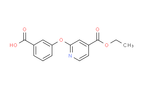 CAS No. 1415719-71-9, 3-((4-(Ethoxycarbonyl)pyridin-2-yl)oxy)benzoic acid