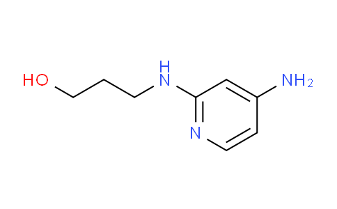 CAS No. 1247787-12-7, 3-((4-Aminopyridin-2-yl)amino)propan-1-ol
