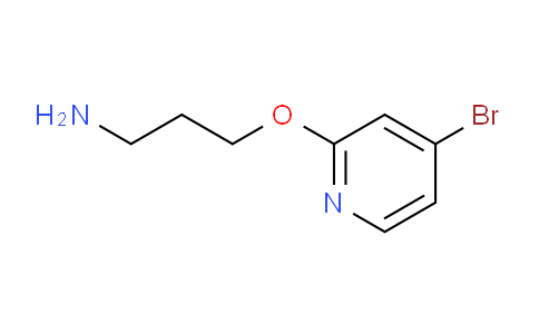 CAS No. 1289076-09-0, 3-((4-Bromopyridin-2-yl)oxy)propan-1-amine