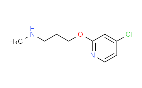 CAS No. 1346708-21-1, 3-((4-Chloropyridin-2-yl)oxy)-N-methylpropan-1-amine
