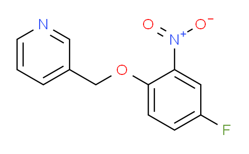 CAS No. 1140039-71-9, 3-((4-Fluoro-2-nitrophenoxy)methyl)pyridine