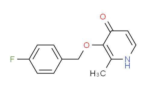 CAS No. 338965-51-8, 3-((4-Fluorobenzyl)oxy)-2-methylpyridin-4(1H)-one