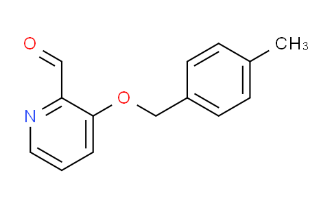 CAS No. 136423-86-4, 3-((4-Methylbenzyl)oxy)picolinaldehyde