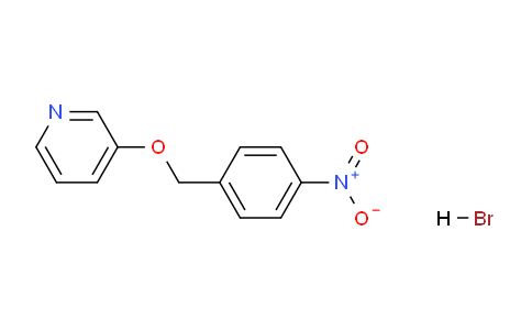 CAS No. 207509-46-4, 3-((4-Nitrobenzyl)oxy)pyridine hydrobromide