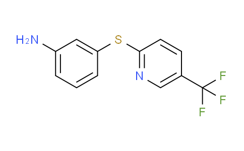 CAS No. 1178275-25-6, 3-((5-(Trifluoromethyl)pyridin-2-yl)thio)aniline