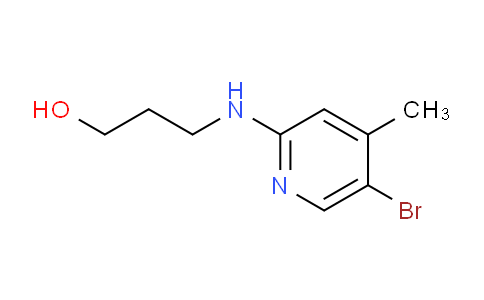 CAS No. 1220019-47-5, 3-((5-Bromo-4-methylpyridin-2-yl)amino)propan-1-ol