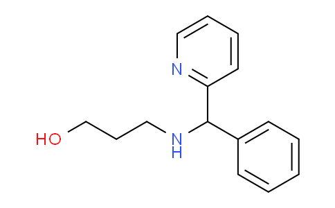 CAS No. 626214-15-1, 3-((Phenyl(pyridin-2-yl)methyl)amino)propan-1-ol