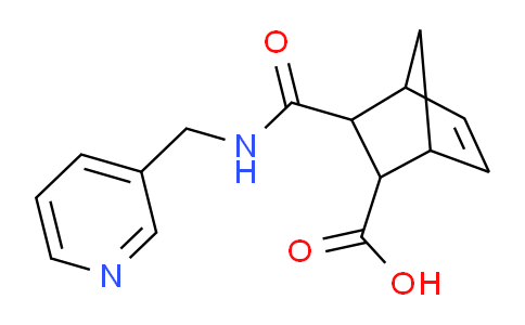 CAS No. 436811-05-1, 3-((Pyridin-3-ylmethyl)carbamoyl)bicyclo[2.2.1]hept-5-ene-2-carboxylic acid