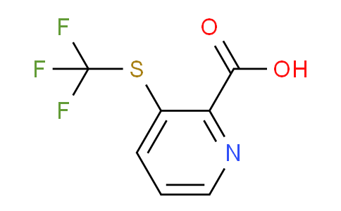 CAS No. 1204234-50-3, 3-((Trifluoromethyl)thio)picolinic acid
