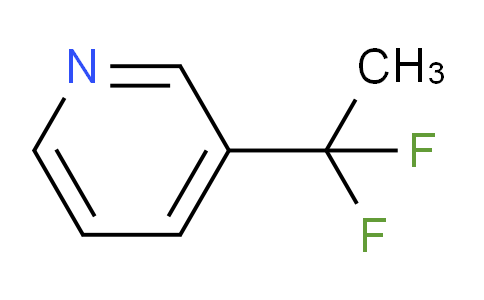 CAS No. 114468-03-0, 3-(1,1-Difluoroethyl)pyridine