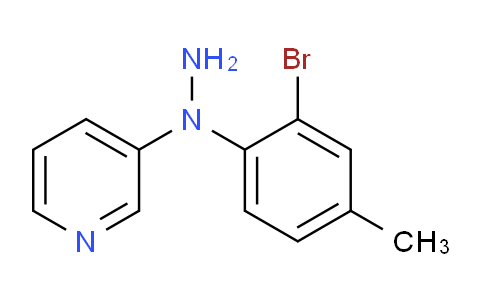 CAS No. 1338369-81-5, 3-(1-(2-Bromo-4-methylphenyl)hydrazinyl)pyridine