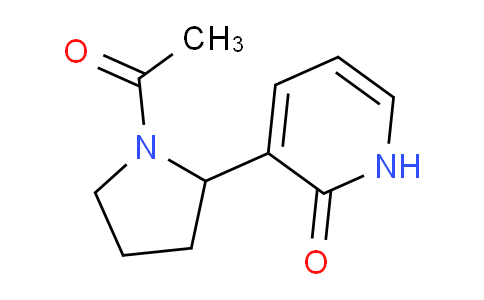 CAS No. 1352528-13-2, 3-(1-Acetylpyrrolidin-2-yl)pyridin-2(1H)-one