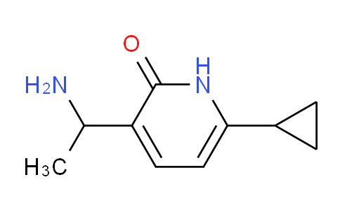 CAS No. 1365942-53-5, 3-(1-Aminoethyl)-6-cyclopropylpyridin-2(1H)-one