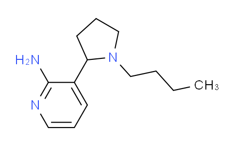 CAS No. 1352500-64-1, 3-(1-Butylpyrrolidin-2-yl)pyridin-2-amine