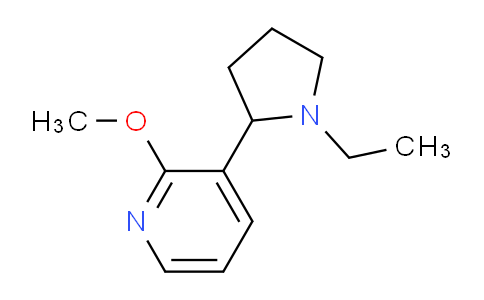 CAS No. 1352500-19-6, 3-(1-Ethylpyrrolidin-2-yl)-2-methoxypyridine