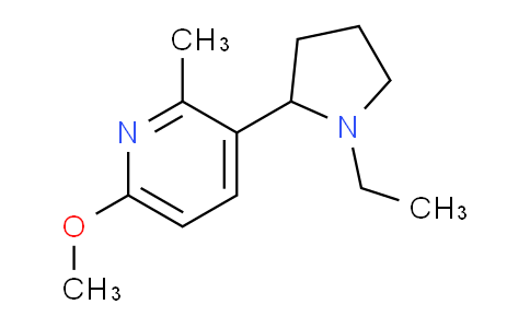 CAS No. 1352519-62-0, 3-(1-Ethylpyrrolidin-2-yl)-6-methoxy-2-methylpyridine