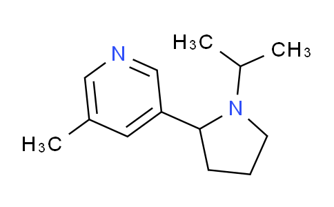 CAS No. 1352513-98-4, 3-(1-Isopropylpyrrolidin-2-yl)-5-methylpyridine