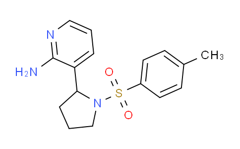 CAS No. 1352526-00-1, 3-(1-Tosylpyrrolidin-2-yl)pyridin-2-amine