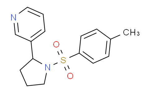 CAS No. 150553-16-5, 3-(1-Tosylpyrrolidin-2-yl)pyridine