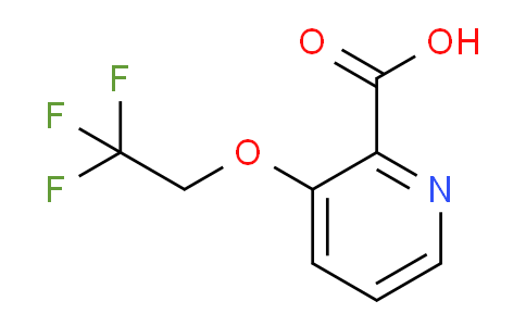 CAS No. 1250130-41-6, 3-(2,2,2-Trifluoroethoxy)picolinic acid